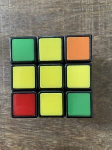 Rubik's Zauberwürfel das Kreuz